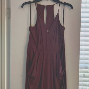 BCBG plum medium stretchy dress